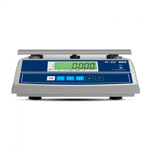 Фасовочные настольные весы M-ER 326 AF Cube RS232